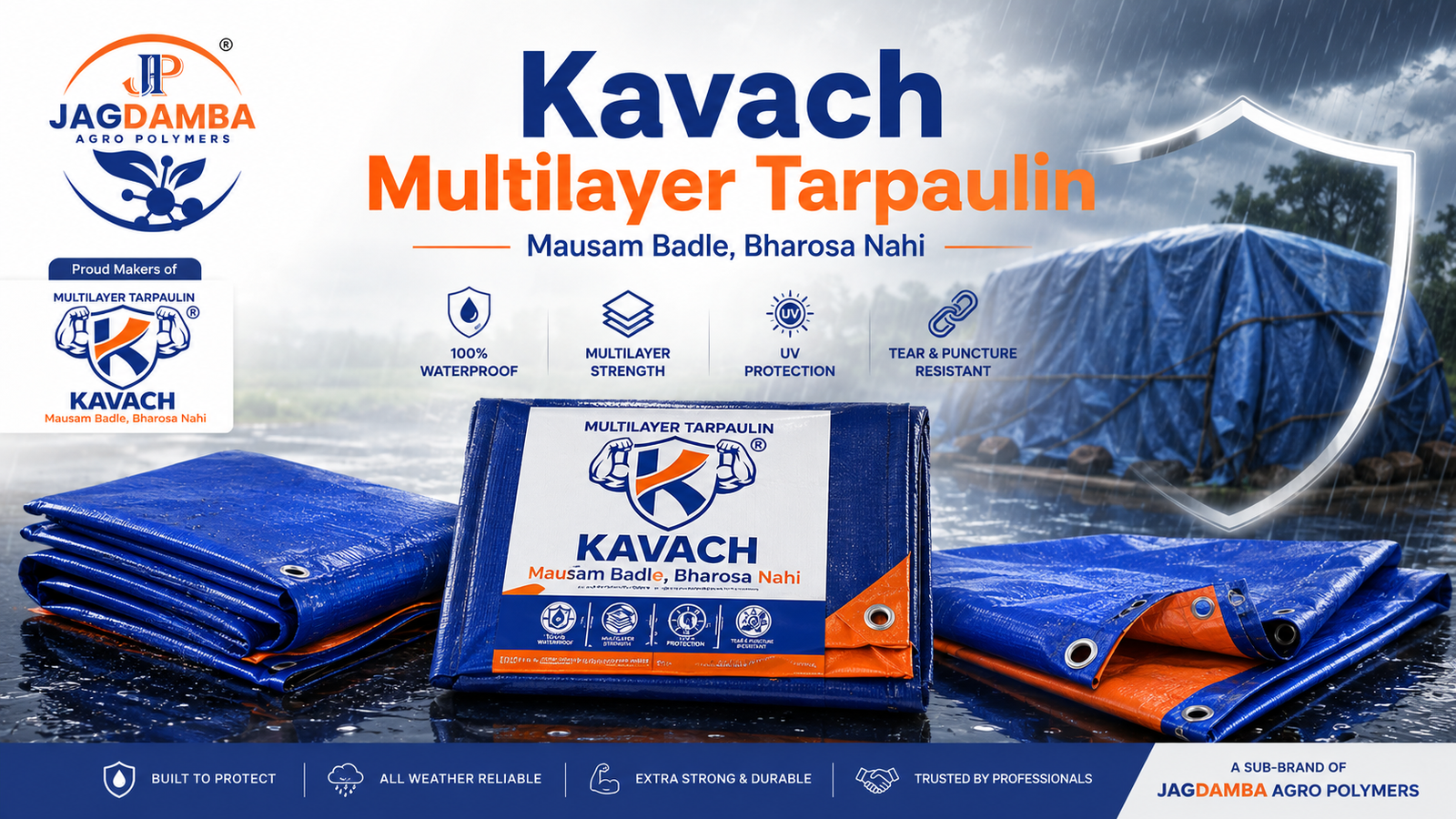 Kavach multilayer tarpaulin banner