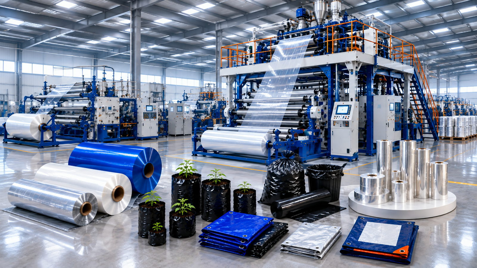 Jagdamba Agro Polymers factory floor and quality inspection